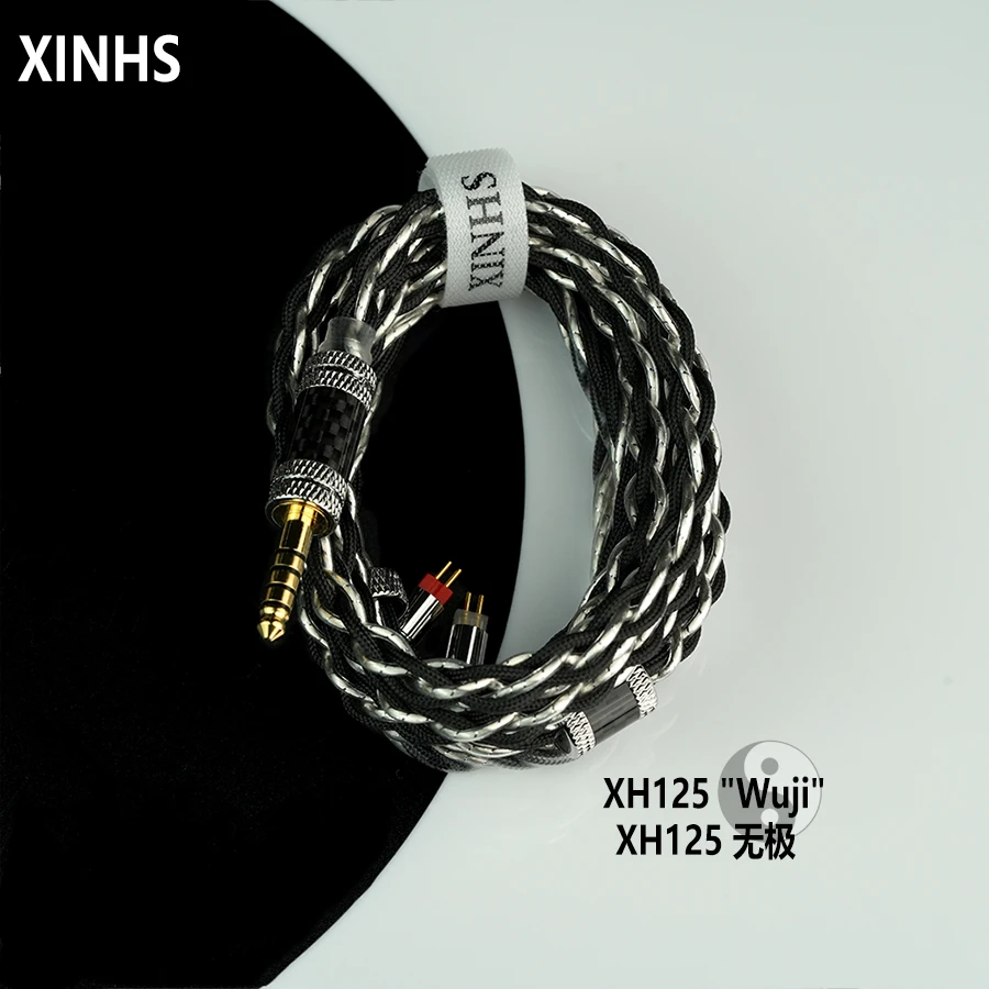 XINHS XH125 "Wuji" 6-Core Litz 7N Single Crystal Copper + Silver-Palladium Hi-Res HiFi Earphone Upgrade Cable