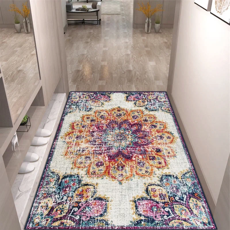 Vintage Persian Rug Living Room Decoration Carpet Office Large Area Carpets Home Decor Floor Mat European Style Rugs for Bedroom