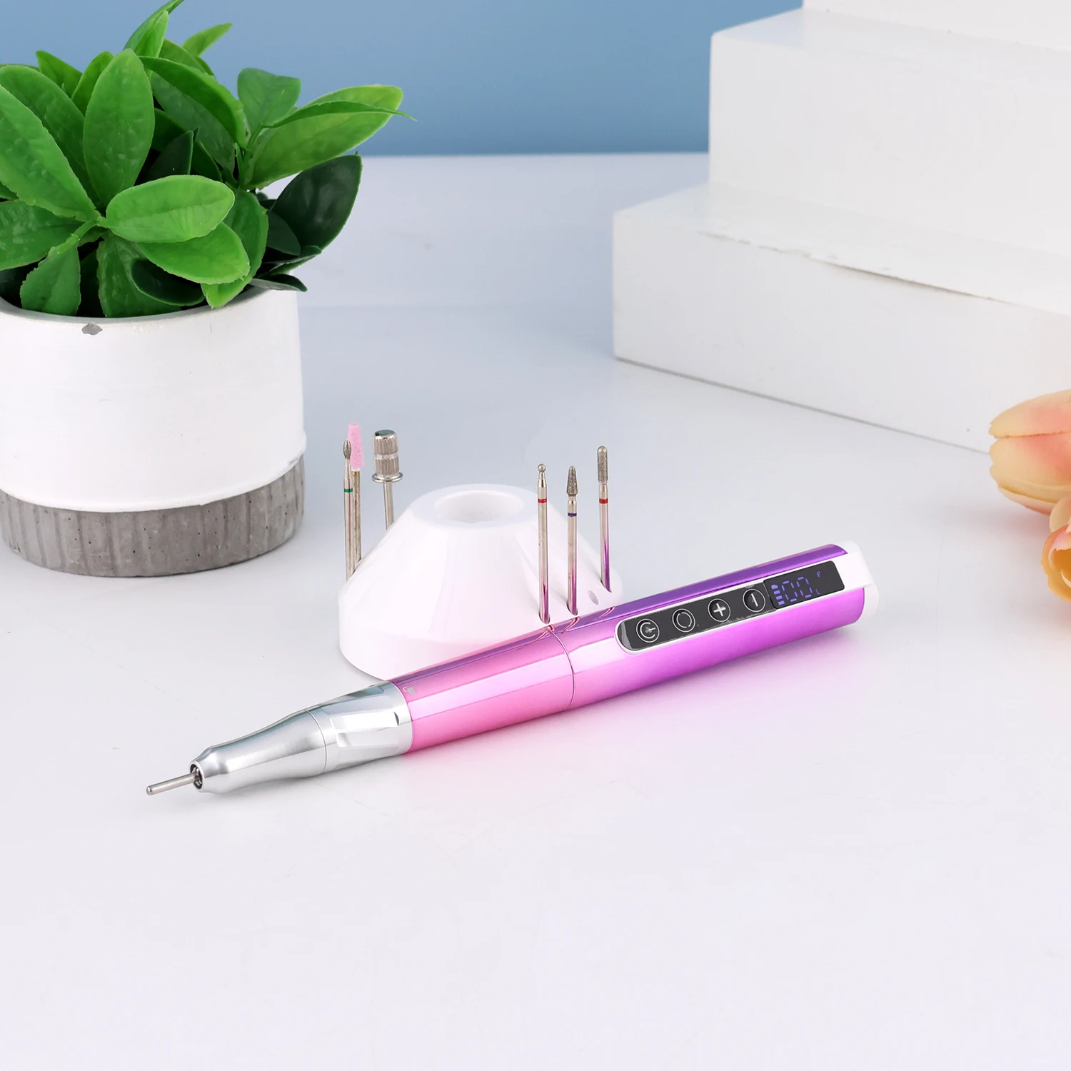 Nail Polisher Tools Mini Nail Drill Pen USB Professional Electric Nail Drill Machine 85W