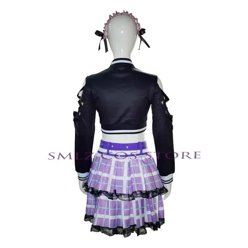 Cosplay Anime Project Sekai Panggung Warna-warni Shinonome Ena Kostum Cosplay Wig Ena Gaun Lolita Pakaian Pesta Halloween untuk Wanita