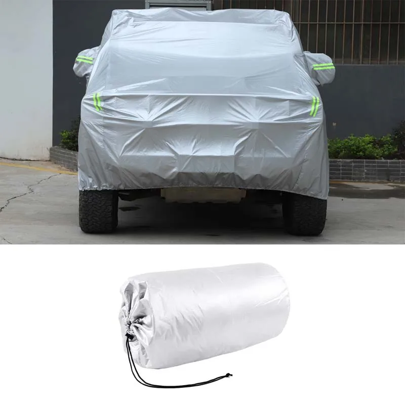 

For Hummer H2 2003-2009 Waterproof Full Car Cover Snow Ice Dustproof Sunscreen Cover Indoor Outdoor All Season Car Cover