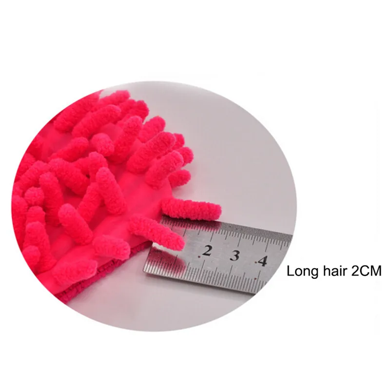 Hot sale 2 in 1 Ultrafine Fiber Chenille Microfiber Car Wash Glove Mitt Soft Mesh backing no scratch for Car Wash and Cleaning