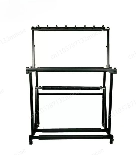 supports-a-double-niveau-pour-14-ukuleles-et-7-pianos-supports-de-presentation-multi-ukuleles-a-double-niveau