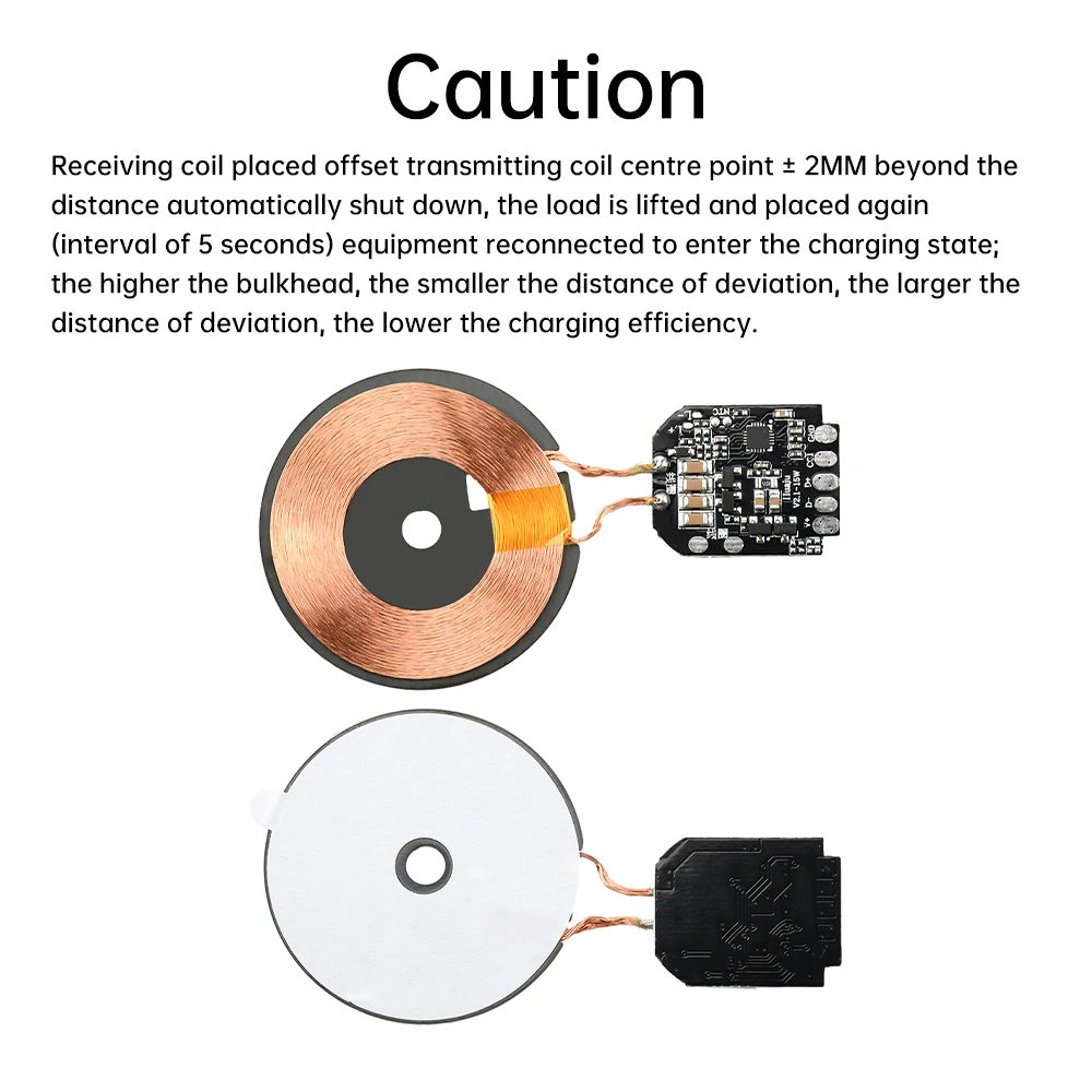 15W Wireless Charging Module Transmitter PCBA Wireless Charger Motherboard Magnetic Wireless Charging Motherboard + Coil image 4