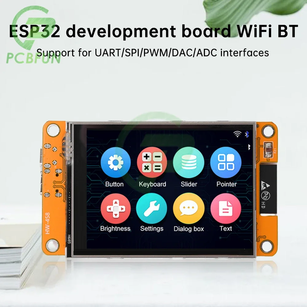 لوحة تطوير واي فاي وبلوتوث ESP32 LVGL ، وحدة LCD TFT ، وشاشة عرض ذكية مع WiFi ، وwroom لاردوينو