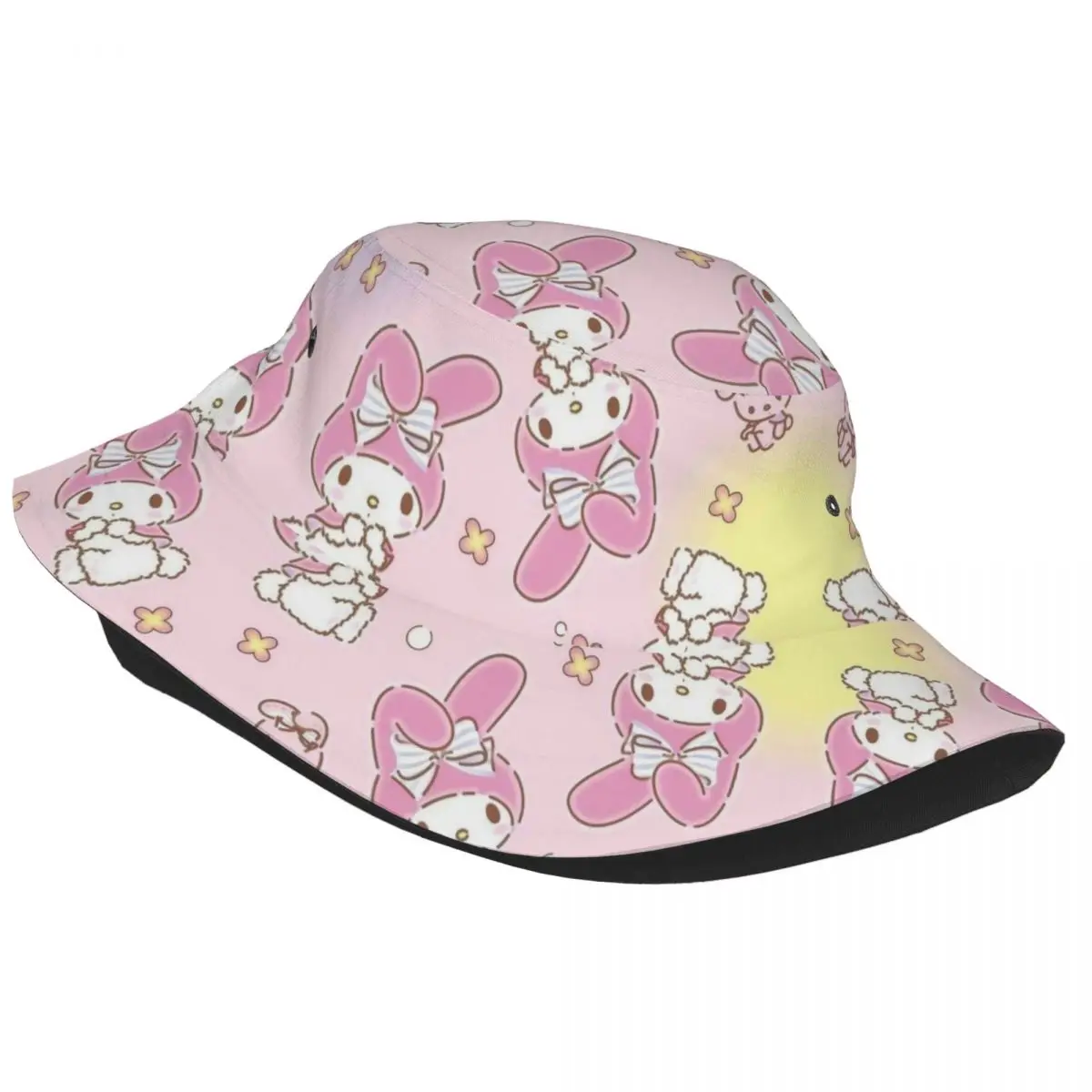 Lovely Cute My Melody Bucket Hats For Teen Lightweight Bob Hat Cap Travel Headwear