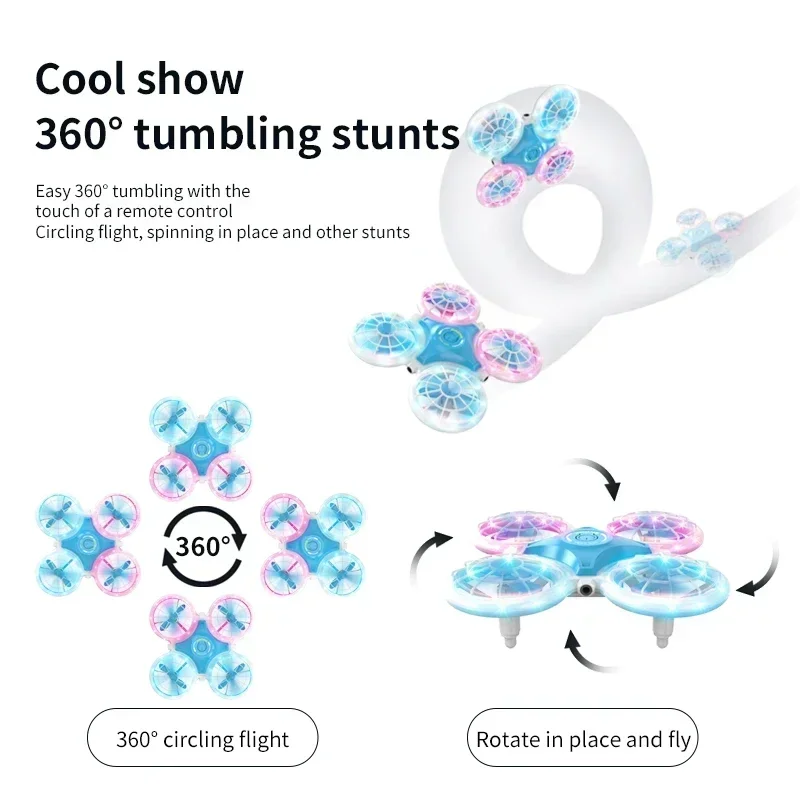 2.4G Mini Rc Volare Quadcopter Drone Volare Evitamento Ostacoli Ufo Kid Aereo di Controllo Remoto Drone Ragazzi Ragazze Giocattolo per Principianti