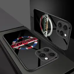Is N-Nissans Cars Logo MAISTO Phone Case Glass Phone Case For Iphone 16 15 14 13 11 12 Pro Max Xr X Xs 8 7 Plus