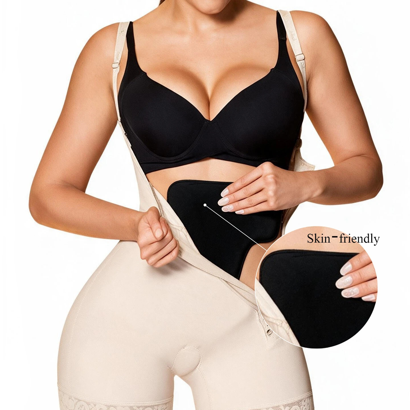 Soft Lipo‑Foam Abdominal Compression Board, Body Contouring Foam Support Pad for Back, Used With Compression Shapewear Garment