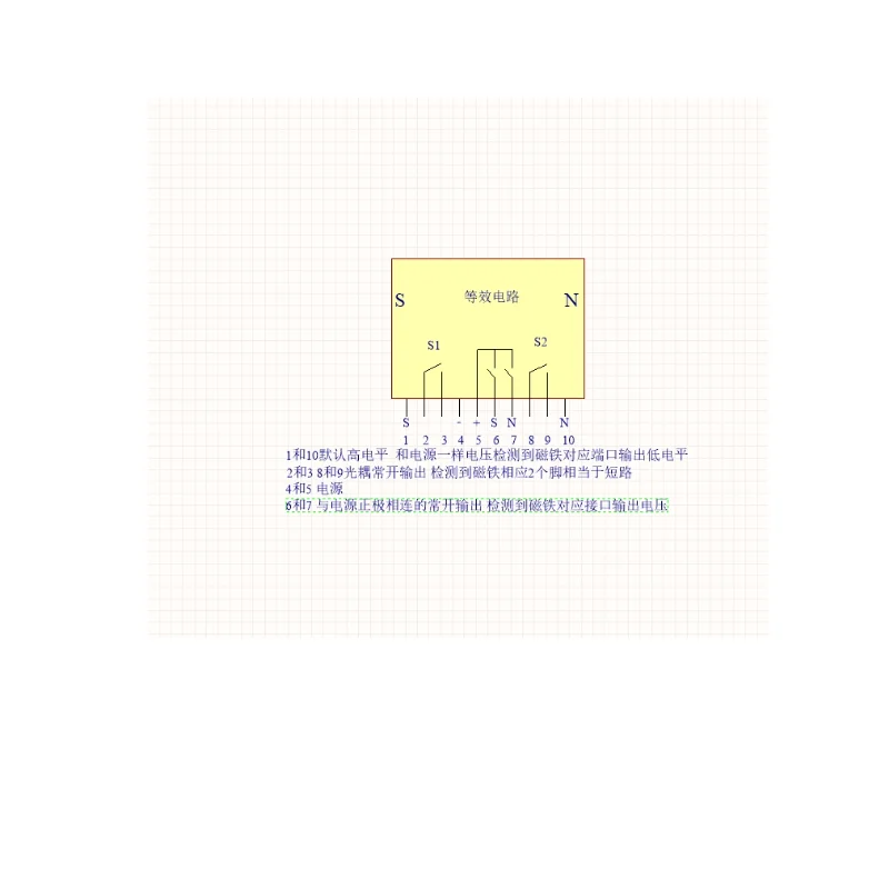 Hall sensor module, magnet direction detection and counting module, speed measurement module, 24V electronic experiment