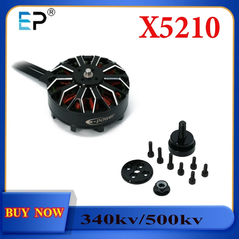 E-Power Motor 1PC X5210 5210 340KV 500KV Brushless Motor Parts 4-8S Brushless Motor For FPV RC Drone Parts Toys