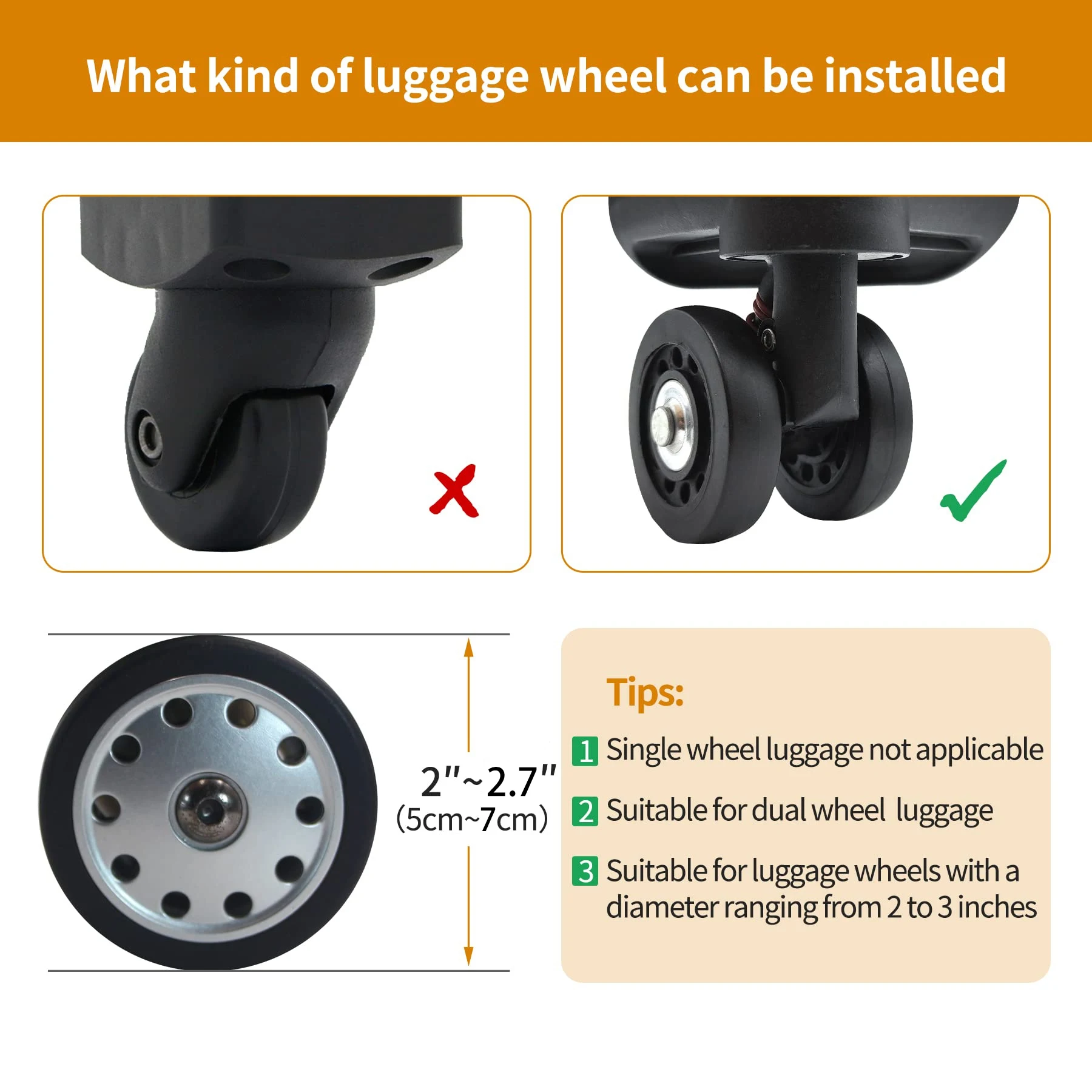 Suitcase Wheel Silicone Cover Luggage Caster Cover Mute Carry-On Detachable Replacement Trolley Case Suitcase Set Accessories