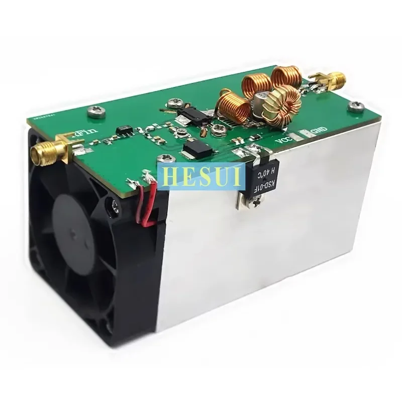 88MHz - 108MHz 25W 100MHz FM RF power amplifier Module Radio transmission Module with cool Fan