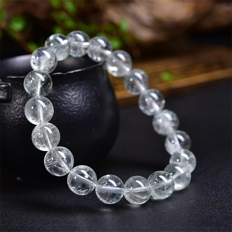 11MM Natural Clear Quartz Bracelet Lava Tiger Eye Bracelet Made Of Natural Stone Jewelry For Women Gift 1PCS