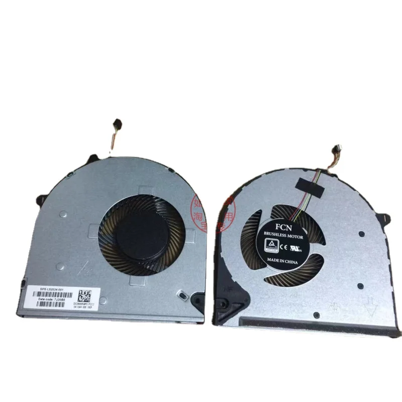 

New Laptop CPU Cooling Cooler Fan for HP 15s-du0002TX 15s-du2005TX 15s-dr2002TX