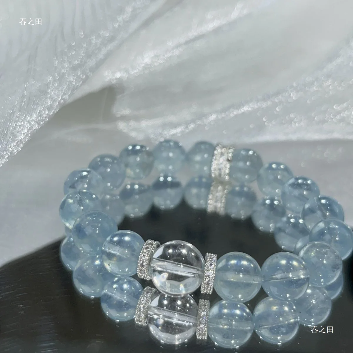 

Аутентичный браслет из натурального синего сапфирового стекла, улучшающий обтекатель, элегантный темперамент, высококачественный изящный, сладкий и свежий,