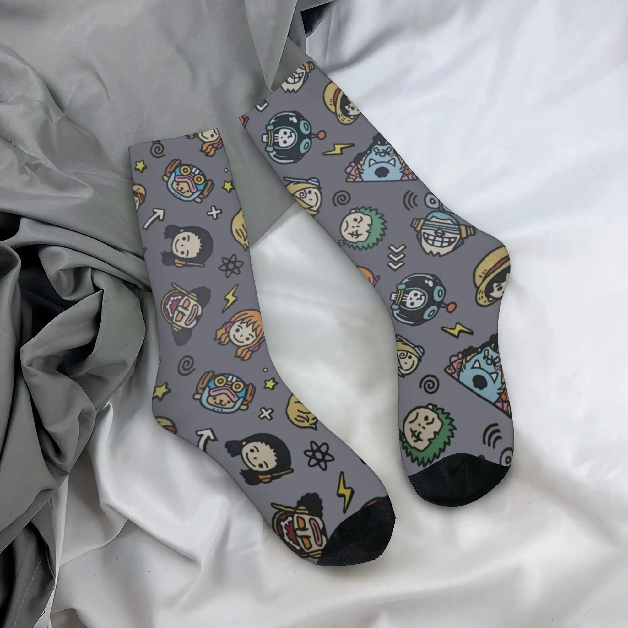 

Men Women luffys Zoro Tony Chopper onepieces Socks Non-slip Trendy Socks Little Small Gifts