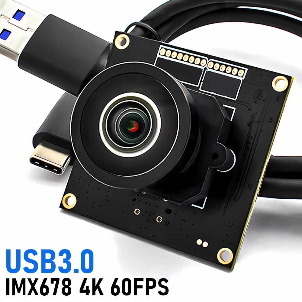 

IMX678 USB3.0 Camera Module CMOS Sensor 4K 60fps Industrial Camera Board With Face Recognition & UVC Protocol Support Free Drive