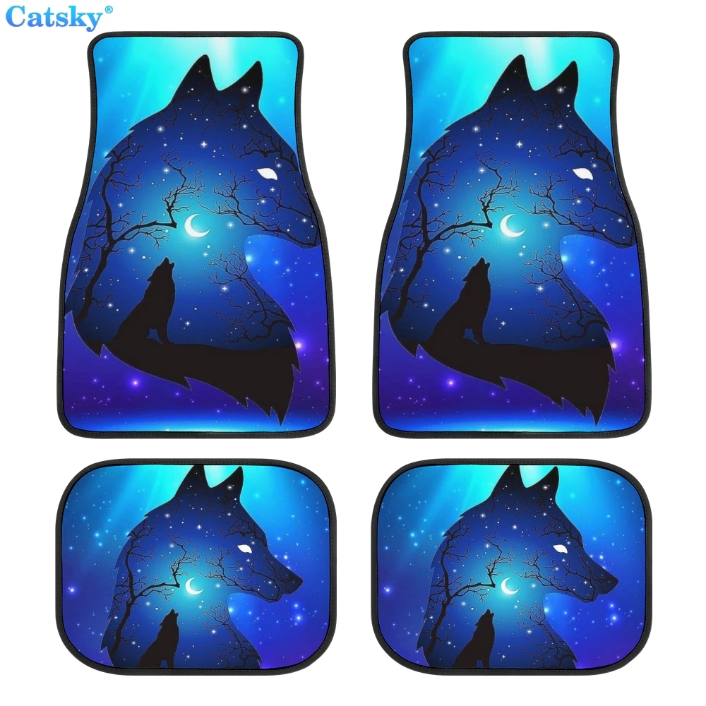 Animal Car Interior Floor Mat, Car Floor Mats Decoration, Car Accessories, Jeep Floor Mats 4-piece Set, Car Floor Mats for Women