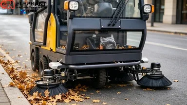 Sanitation Equipment Spray City Sweeper Runway Sweeper Floor Sweeper With Spray