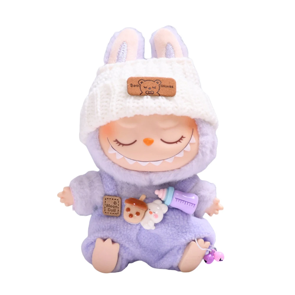 

17cm Plush Doll Clothes Outfit Accessories Fashion Clothes DIY Mini Dolls Clothing Doll Accessories