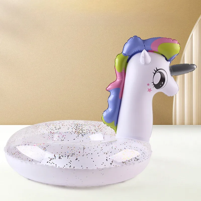 Brinquedos Infláveis de Animais em Desenho Animado, Anel de Natação para Bebês, Brinquedos para Festa na Praia, Anel Flutuante Inflável para Crianças