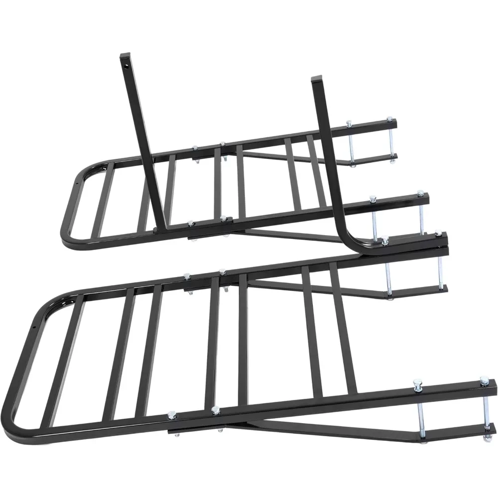 RV دراجة الناقل رف مقطورة معدات التخييم الخلفية دراجة جبل الرف ل 1-4 دراجات