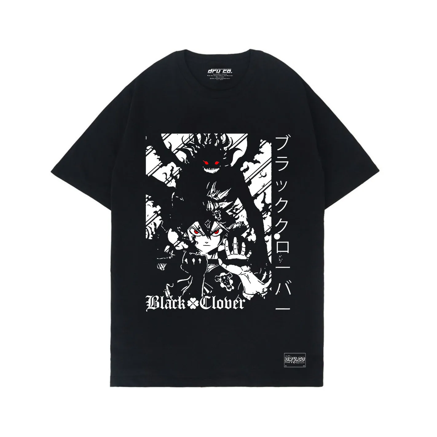 T-shirt  Distro Anime Black Clover Devil Asta Murah keren DRYCO