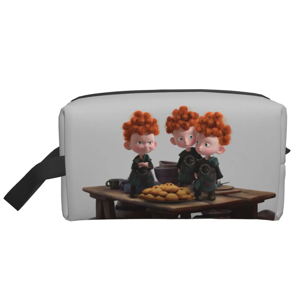 Neceser de viaje personalizado Merida Brave Harry Harper Hami, organizador de maquillaje cosmético para mujer, Kit Dopp de almacenamiento de belleza