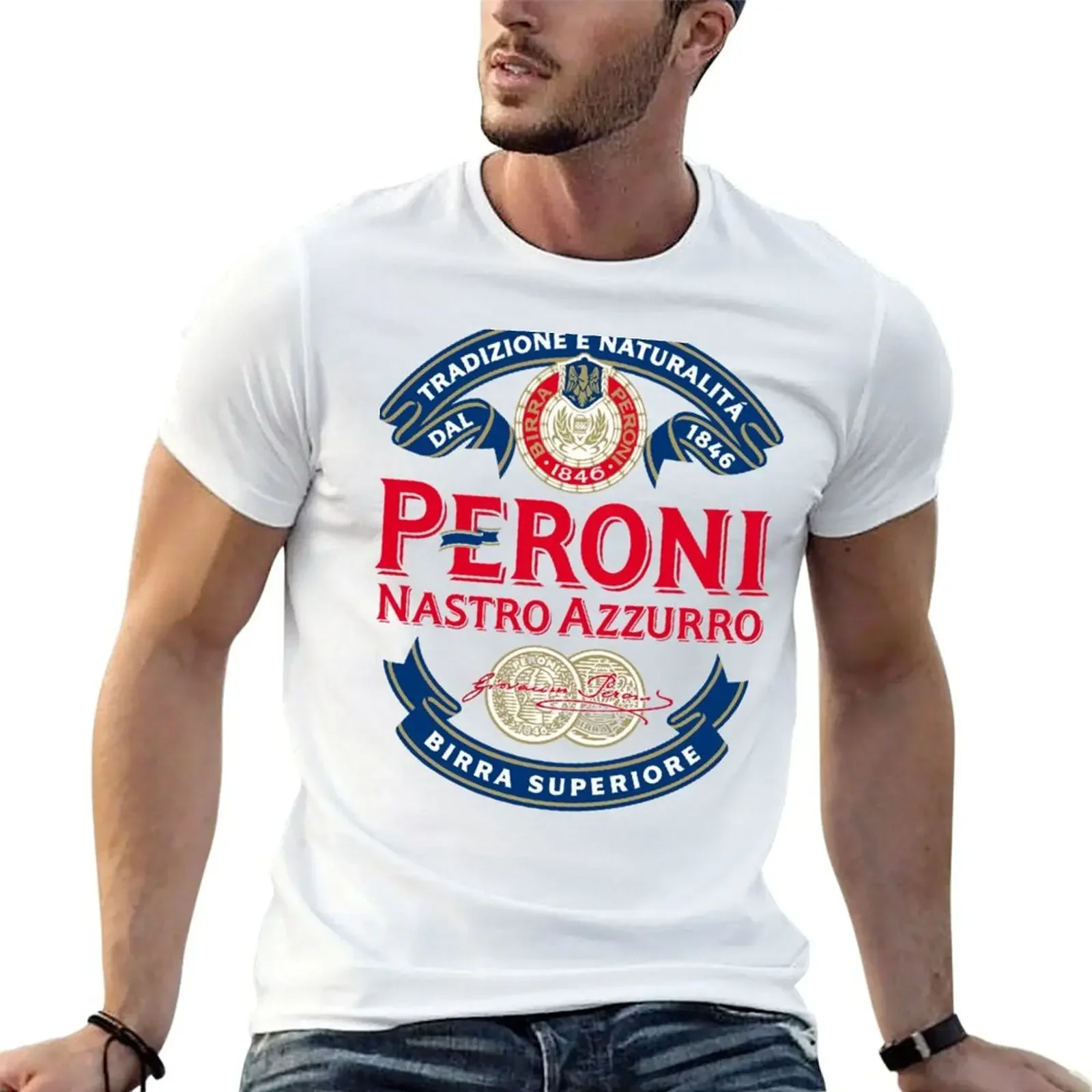 Peroni Beer Larang Asu T-Shirt custom t shirt customs heavyweight t shirts for men