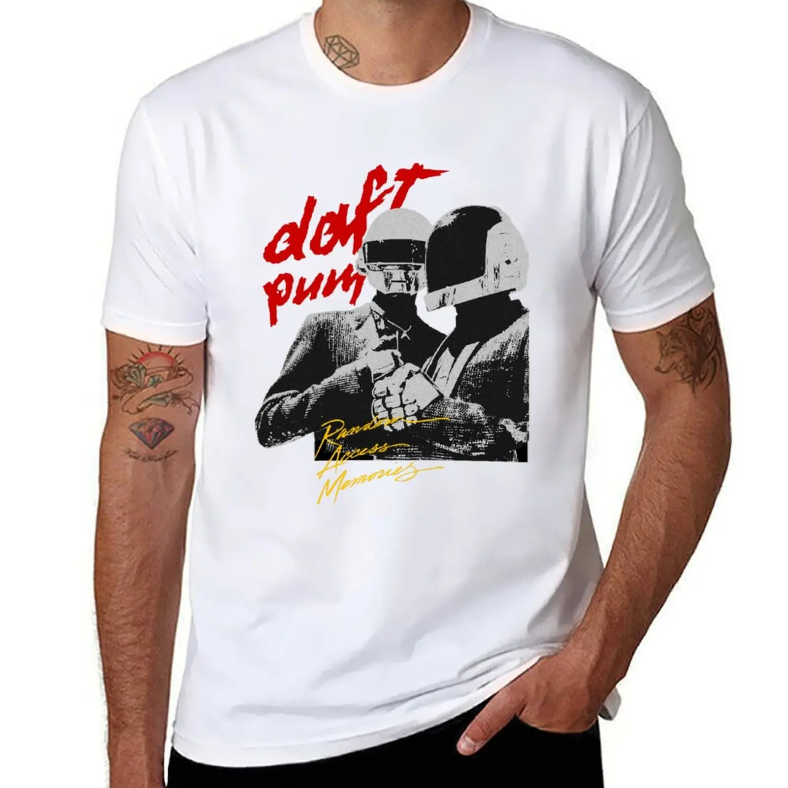 Футболка Daft Punk для повседневной носки