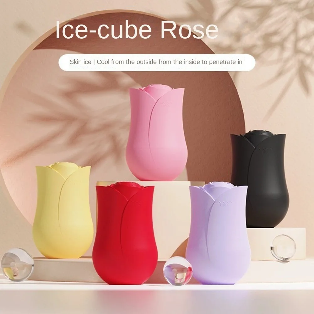 Il nuovo cubo di ghiaccio facciale in silicone riduce l'acne restringe i pori massaggiatore per il viso cura della pelle strumento di bellezza del rullo di ghiaccio per il contorno