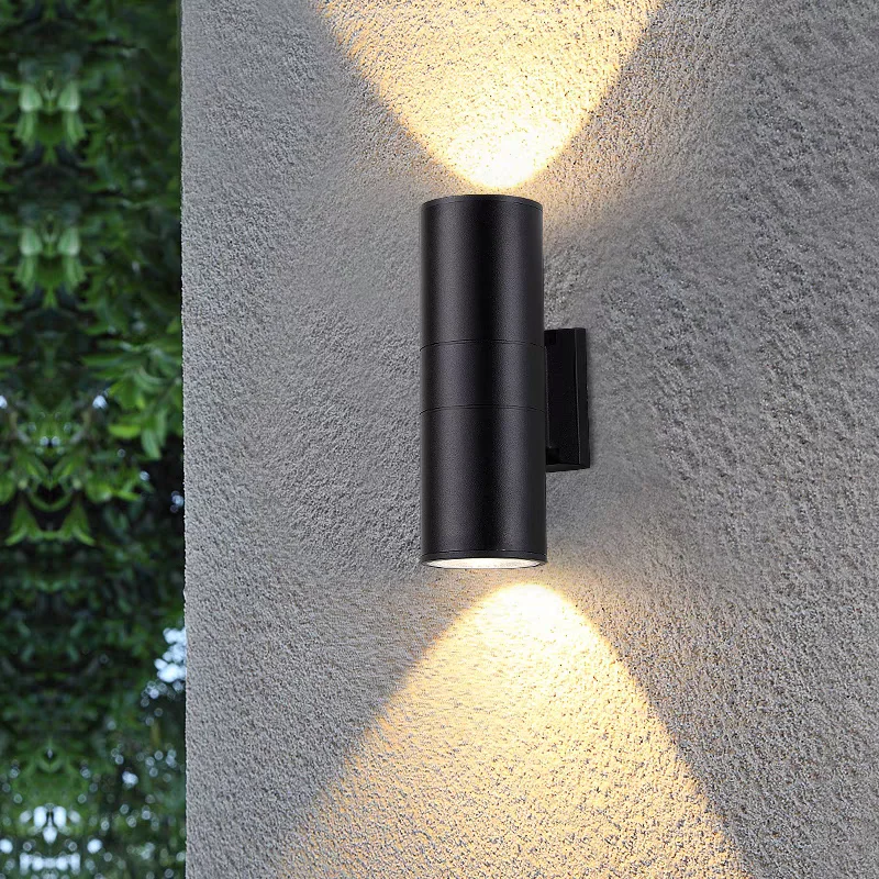 Imagem -04 - Impermeável Lâmpada de Parede com Cabeça Dupla E27 Bulbo Quarto Moderno Decoração do Corredor Painel de Parede Exterior Jardim Lustre Luxo Luz