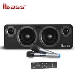 Ibass Solo 120W Home Theater Sound System for Living Room Wooden Famil Bluetooth Speakers Hi-fi Stereo TV Computer Car Subwoofer