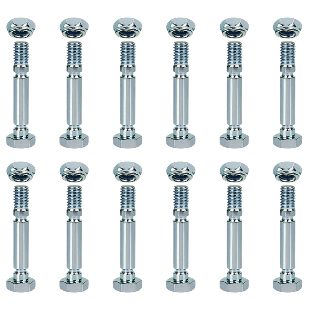 303160355P / 303160355 Baut dan Mur Penjepit Mesin Pembersih Salju, Kompatibel dengan suku cadang Penjepit Mesin Pembersih Salju MTD Powersmart