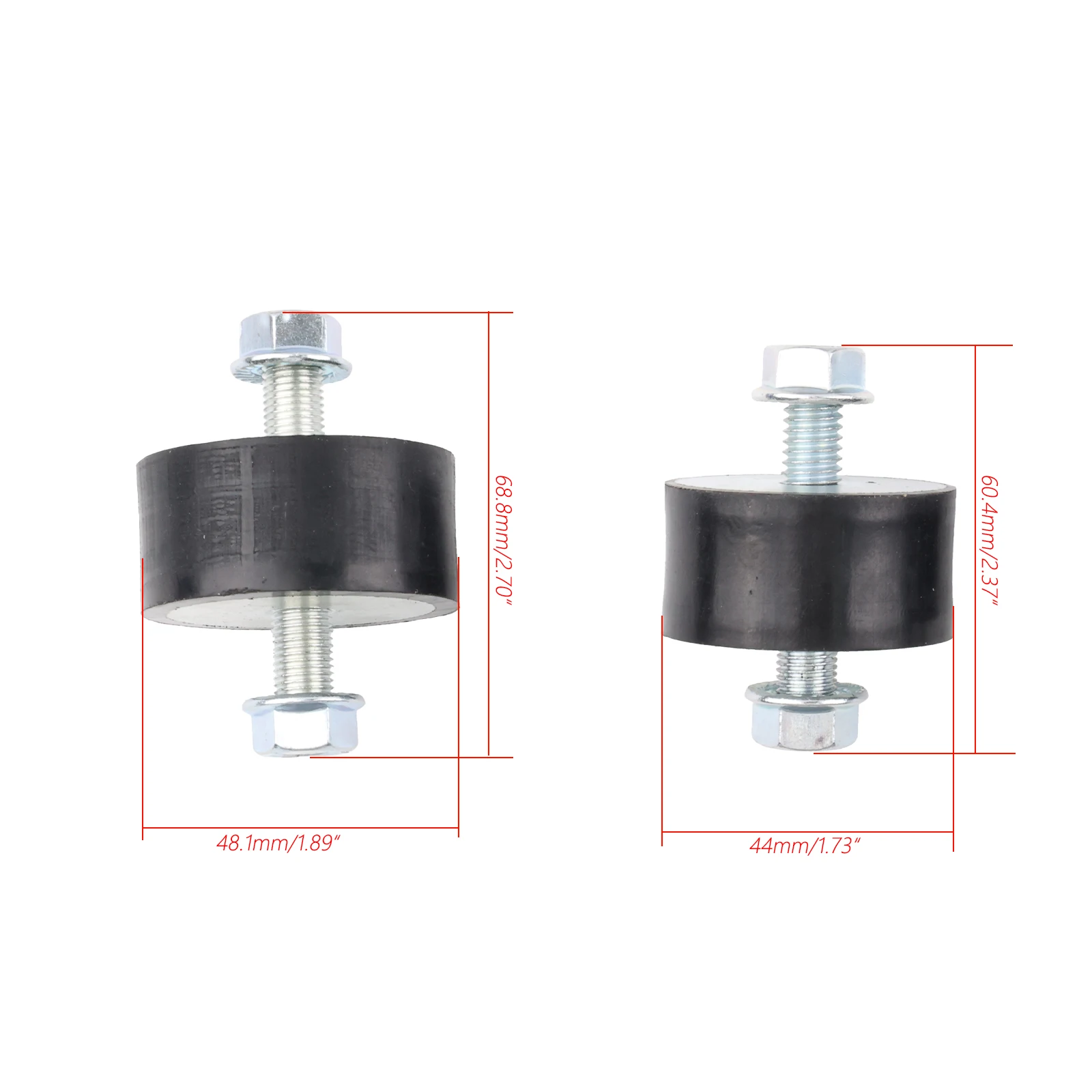 Front and Rear Engine Isolator Mount Top Rubber Motor Mounts Kit 4pcs/set For Polaris Sportsman 335 400 450 500 700 800