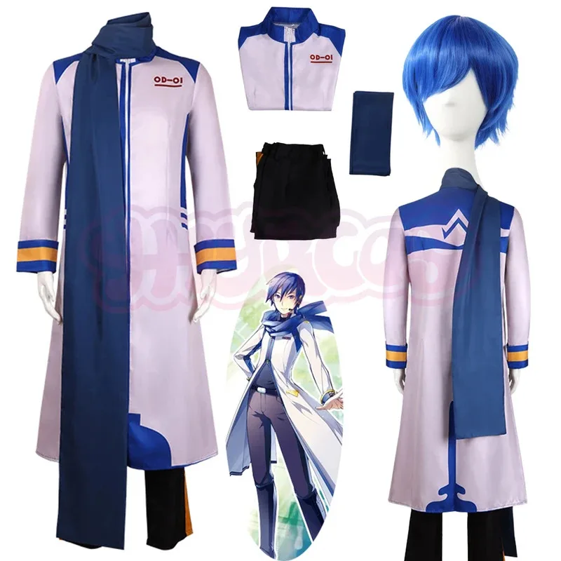 

New Halloween Cosplay Anime KAITO Cosplay Costume Kaitoo Nightcord Costume Game Vocaloid Project Sekai Colorful Stage Suits Hall