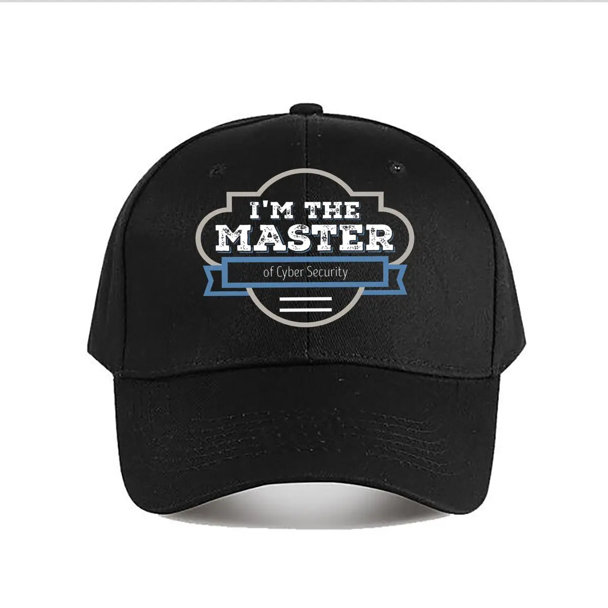 Cyber Security Text Badge Ribbon Baseball Cap Fashion Men Sunhat Women's Outdoor Sports