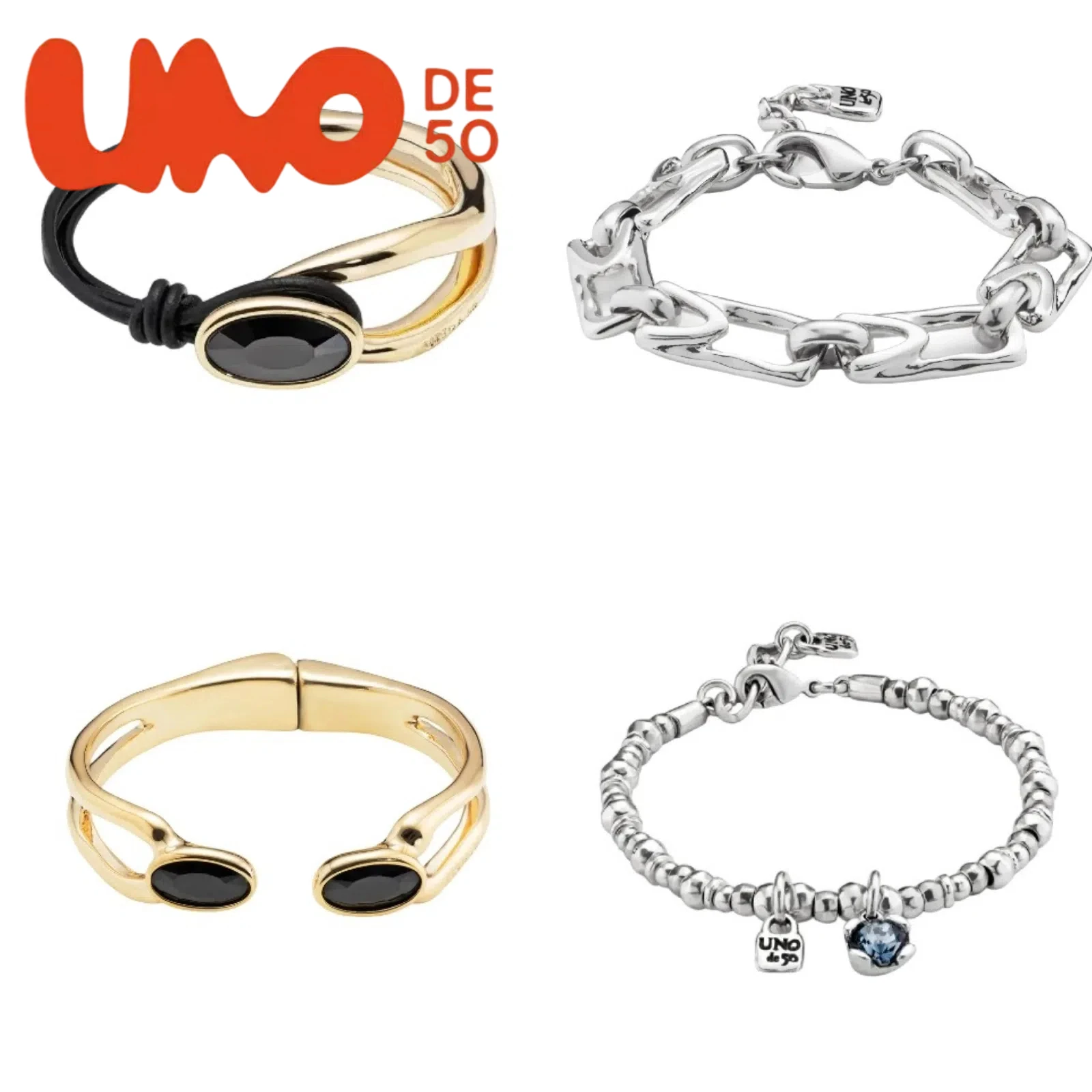 

Affordable UNOde50 24K Gold & Silver Bracelet – Elevate Your Wardrobe Instantly