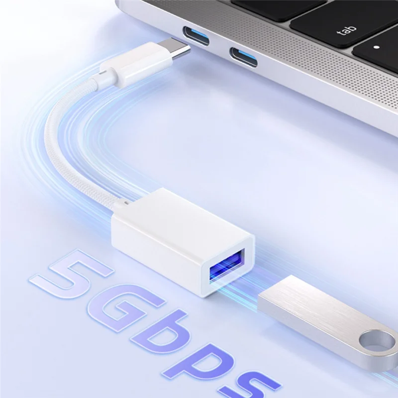 A76F-OTG Adapter Typec To USB Double-Sided 3.0 Adapter Cable To USB Flash Drive Suitable For  16/15 Android Converter