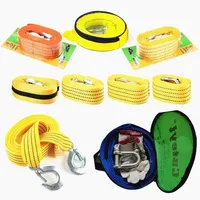 Thickened Car Tow Rope 3m 4m 5m 8ton Traction Rope Outdoor Emergency Car Accessories Heavy Duty Tow Line For Vehicles