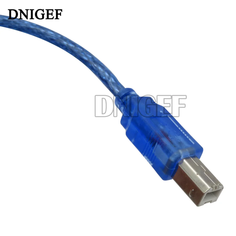 Cable USB de 30cm para Uno R3/Nano/MEGA 2560/Leonardo/Pro micro/DUE azul alta calidad tipo A USB/Mini USB/Micro USB 0,3 m para Arduino