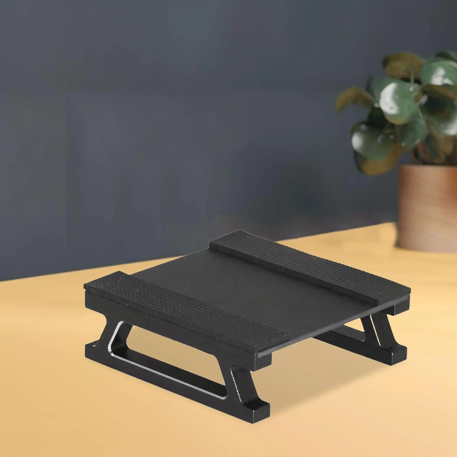 Stazione di riparazione modello multifunzionale con supporto da lavoro per auto RC per auto RC in scala 1/28 nera