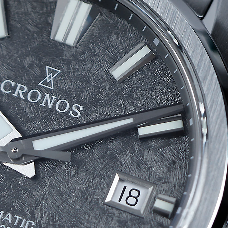 Cronos Men Watch 39mm Automatic White Dial Sapphire 10ATM