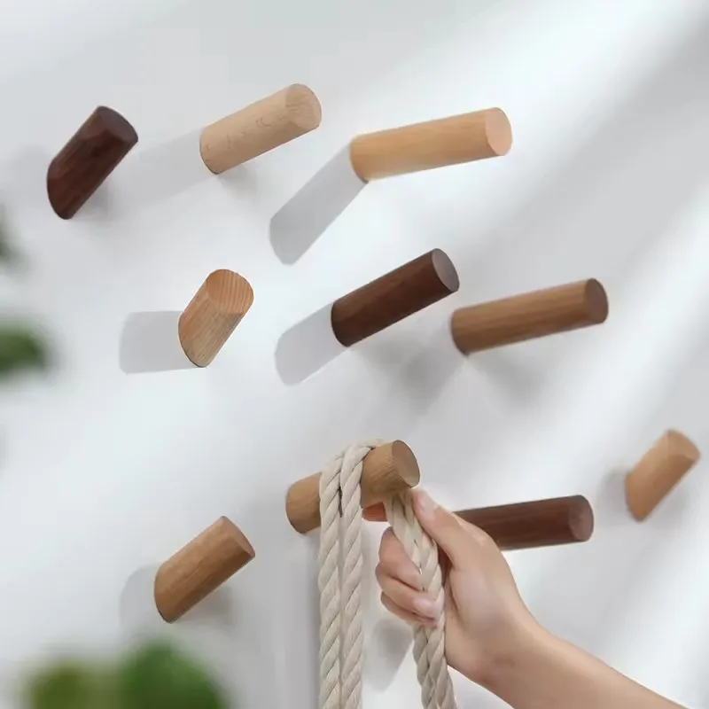 Clothes Hanger Wall Mounted Coat Hook Decorative Key Holder Hat Scarf Handbag Hangers Bathroom Room Rack HK-131