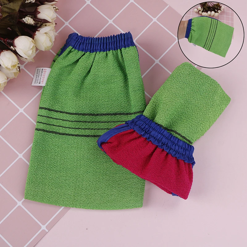 1Pcs/Lot Korea Hammam Scrub Mitt Magic Peeling Glove Exfoliating Tan Removal Mitt Bath Brushes For Bathroom Accessories