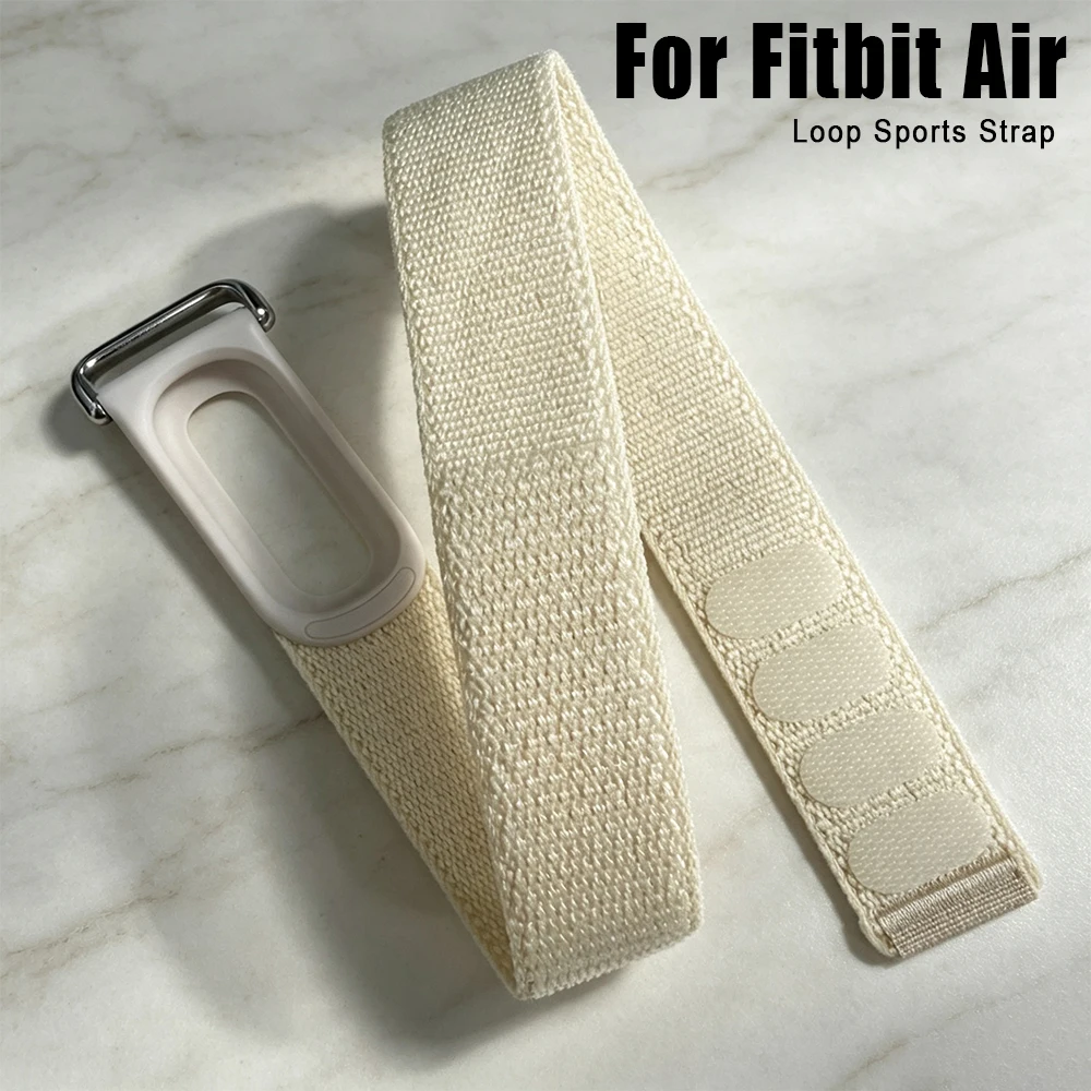 Elastische geflochtene Nylon-Handgelenkschlaufen für Google Fitbit Air, atmungsaktives, schnell trocknendes Armband, Sport- und Outdoor-Ersatz für Fitbit Air