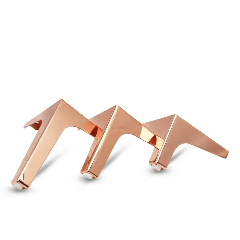 4Pcs/set Cold Rolled Steel Furniture Sofa Feet Rose Gold Sofa Feet Luxury TV Cabinet Support Feet Coffee Table Furniture Feet