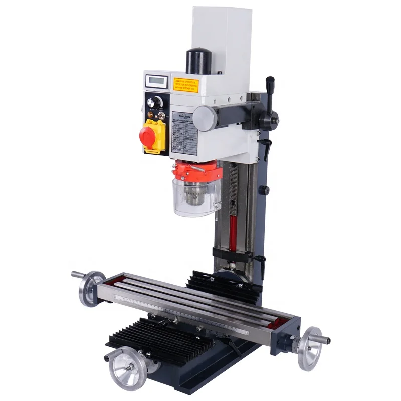 

A New Home Tongchen 9512 Mini Vertical Metal Drilling Milling Machine with 220V and MT3 Spindle
