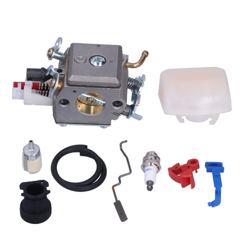9Pcs/Set Carburetor Intake Manifold Fuel Filter Kit 503869601 Fit For Husqvarna 350 346XP 353 340 345